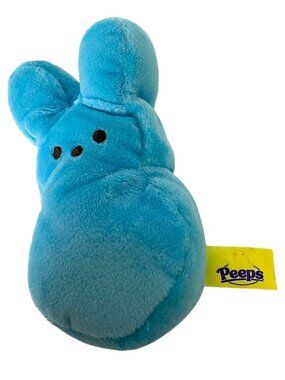 Just Born Peeps Plush Blue Bunny Rabbit Stuffed Animal Doll Toy 6 in Tall 2005